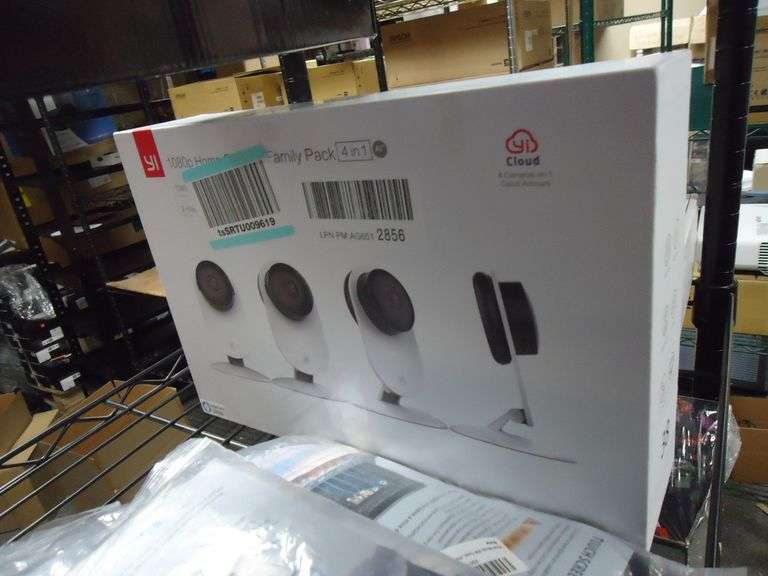 NEW! YI 1080P HOME CAMERA FAMILY PACK. 4 CAMERAS