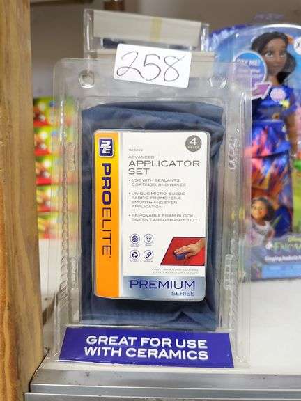 2E PRO ELITE ADVANCED APPLICATOR SET FOR USE WITH SEALANTS, COATINGS, AND WAX'S 4PCS PREMIUM SERIES #923300