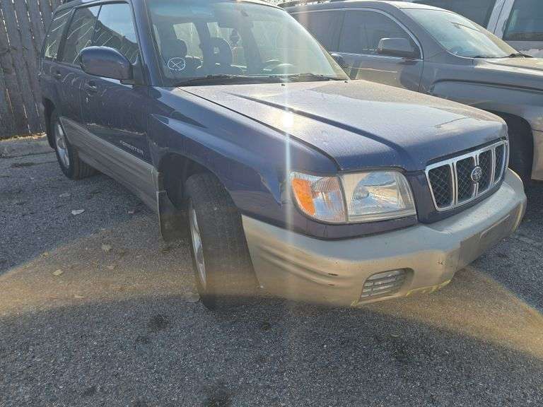 2001 SUBARU FOERESTER NO KEY HAS TITLE