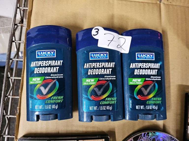 LUCKY FOR MEN ANTIPERSPIRANT DEODORANT TALC-FREE FRESH COMFORT SCENT 1.6OZ