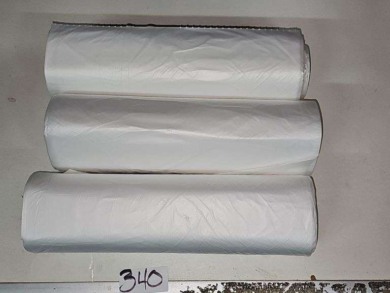 55GAL CLEAR CAN LINER WITH 25-PER ROLL