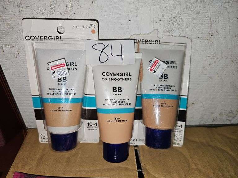 COVERGIRL CG SMOOTHERS BB CREAM TINTED MOISTURIZER SUNSCREEN 810 LIGHT TO MEDIUM 1.35FL OZ