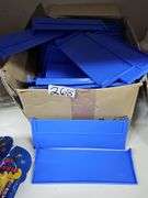 SSI SCHAFER POLYPROPYLENE BLUE CONTAINER DIVIDER FOR RKT 62CONTAINERS # 21174