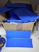 SSI SCHAFER POLYPROPYLENE BLUE CONTAINER DIVIDER FOR RKT 62CONTAINERS # 21174