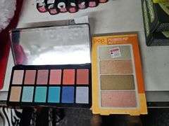 BEAUTY PALETTES INCLUDING POP PRISMATIC POP HIGHLIGHTER PALETTE 4-COLOR ; AND LA GIRL WANDER LUST EYESHADOW PALETTE 12-COLOR