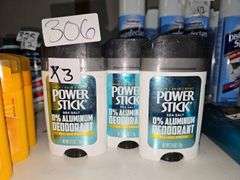 POWER STICK SEA SALT 0% ALUMINUM DEODORANT ALL-DAY FRESH 2.5OZ