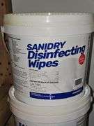 SANIDRY DISINFECTING WIPES UNSCENTED 300 WIPES, 5.9"x6.7"
