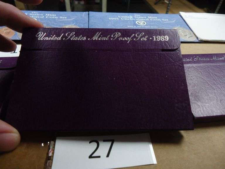 1989 UNITED STATE MINT PROOF SET