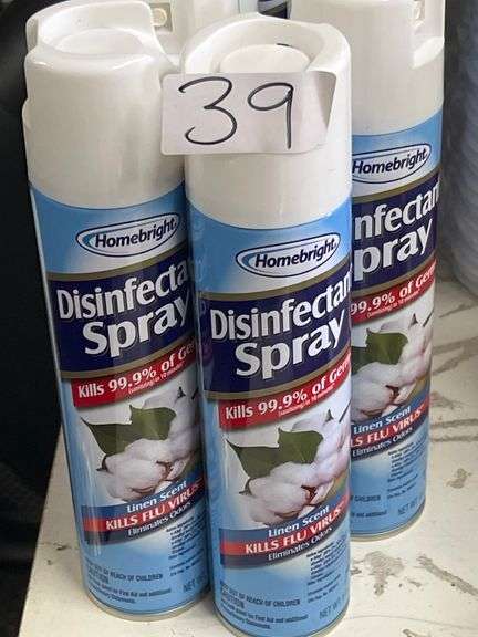 HOMEBRIGHT LINEN SCENT DISINFECTANT SPRAY 6OZ