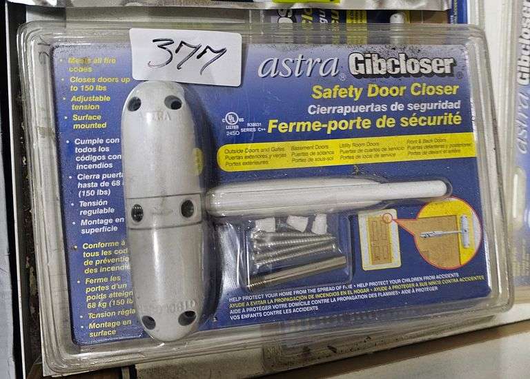 ATSTRA GIBCLOSER SAFETY DOOR CLOSER UP TO 150LBS