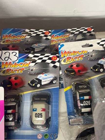 WINDOW RACER POLICE CAR VOLKSWAGENS #0331 PACK OF 2