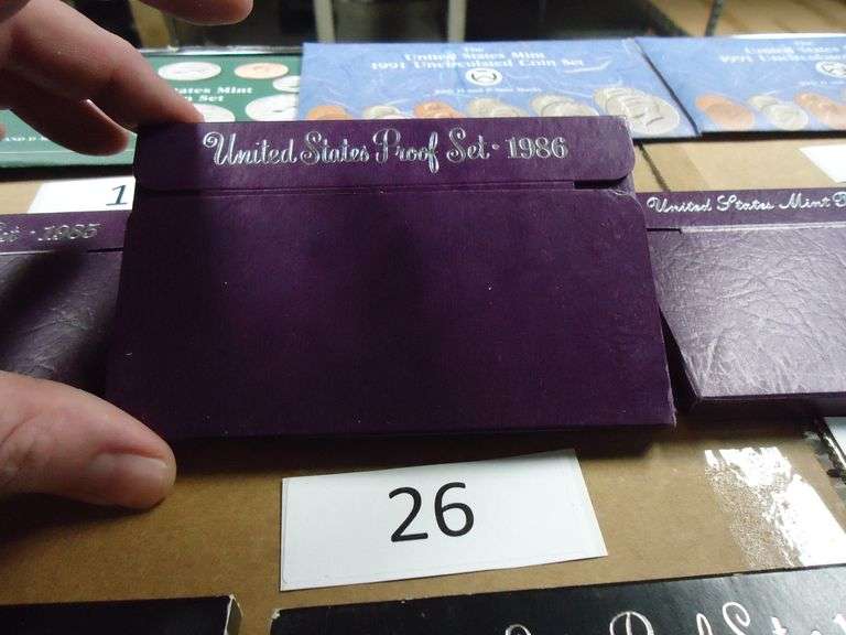 1986 UNITED STATE MINT PROOF SET