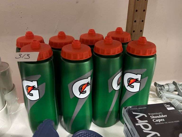 GATORADE SPORTS WATER BOTTLES WITH SIDE MEASURING VIEW, 32OZ