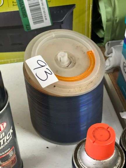 CD HOLDER WITH APPROXIMATELY 100 CDS INCLUDED
