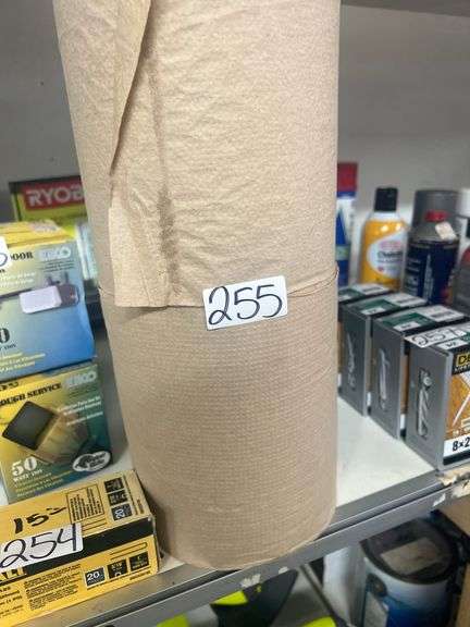 BROWN COMMERCIAL PAPER TOWEL ROLLS