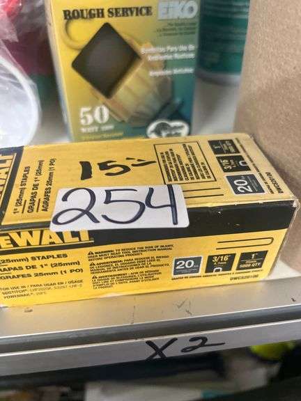 DEWALT 1" STAPLES 20GA. 3/16" DWCS20100