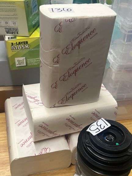 ELOQUENCE SIGNATURE WHITE TRI-FOLD PAPER TOWELS APROX 100+ PER PACK