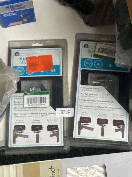 ARCHITECTURAL MAILBOXES7540B-10 STANDARD 4x4 POST MOUNT GALVANIZED STEEL, BLACK