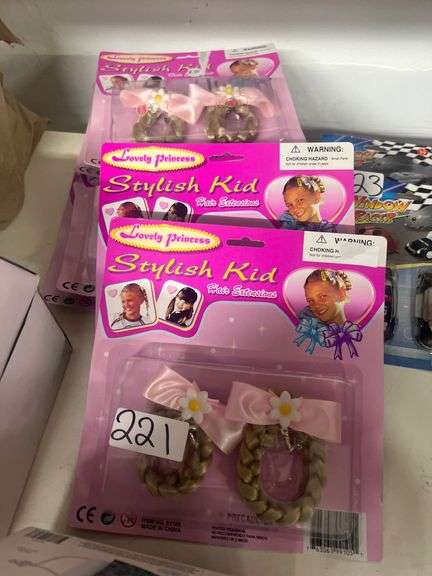 LOVELY PRINCESS STYLISH KID HAIR EXTENSIONS IN BRUNETTE AND BLONDE ITEM 99105