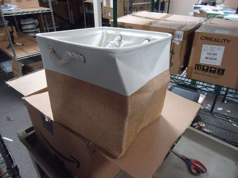 NEW! WOVEN STORAGE BASKET