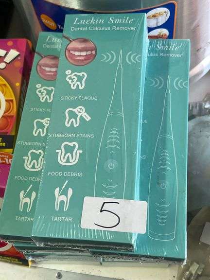 LUCKIN SMILE DENTAL CALCULUS REMOVER WITH 5-INTENSITY MODES, RECHARGEABLE