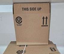 AMERICAN MADE NEW SMALL CARDBOARD BOXES 1215T 65LBS GROSS LBS APPROXIMATELY 25 IN LOT