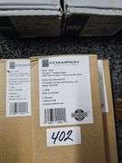 CHAMPION TRUTOUCH CORDLESS BLINDS 75"x60" WHITE CORDLESS 1" DELUXE VINYL MINI BLIND PN 303831