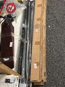 HOME DECORATORS COLLECTION 5/8" ADJUSTABLE CAFE ROD IN BLACK FINISH 28-48"L  834-384 2 PER PACK