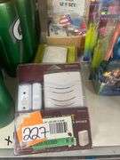 IQ AMERICA HOME ENTRY ELECTRONICS INCLUDING HOME ENTRANCE ALERT WD-1140-ACEPI ; & WIRELESS DOORBELL 8-NOTE WESTMINSTER