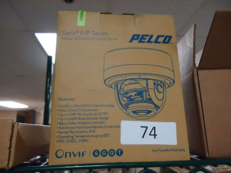 NEW! PELCO SARIX IMP SERIES INDOOR AND ENVIRONMENTAL DOME CAMERA