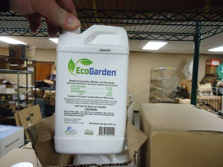 NEW! ECOGARDEN BOTANICAL INSECTICIDE, MITICIDE AND NEMATICIDE CONCENTRATE. 320Z