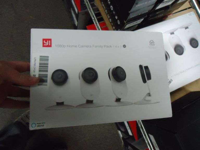 YI 1080P HOME CAMERA FAMILY PACK. 4 CAMERAS