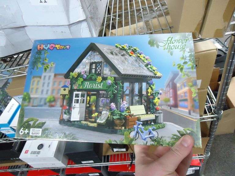 NEW! HYGTOYS FLOWER HOUSE LEGO-LIKE BLOCK SET