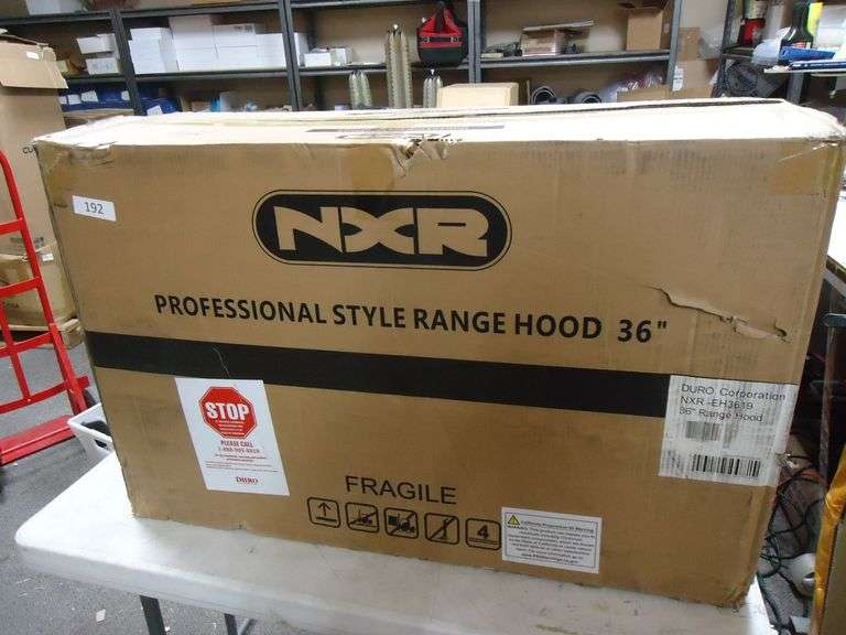 NEW! NXR 36" PROFESSIONAL STYLE RANGE HOOD. NXR-EH3619
