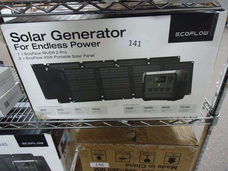 ECOFLOW RIVER 2 PRO + (2) 45W SOLAR PANELS