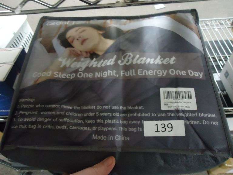 NEW! ZONLI WEIGHTED BLANKET. KING SIZE