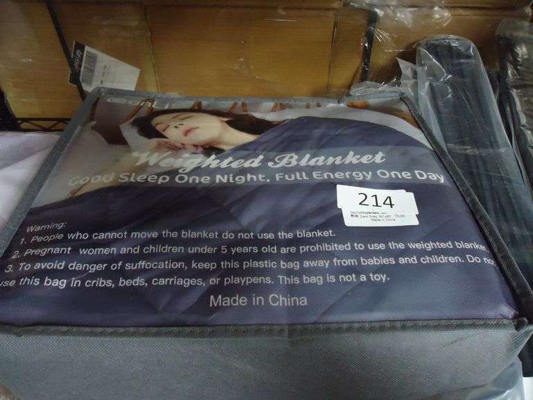 NEW! ZONLI WEIGHTED BLANKET. KING SIZE