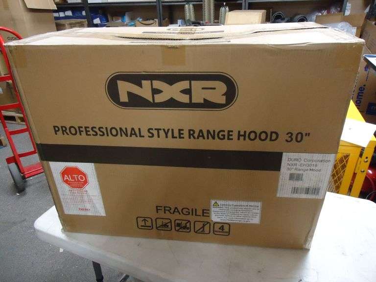 NEW! NXR 30" PROFESSIONAL STYLE RANGE HOOD. NXR-EH3019