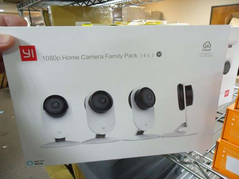 YI 1080P HOME CAMERA FAMILY PACK. 4 CAMERAS