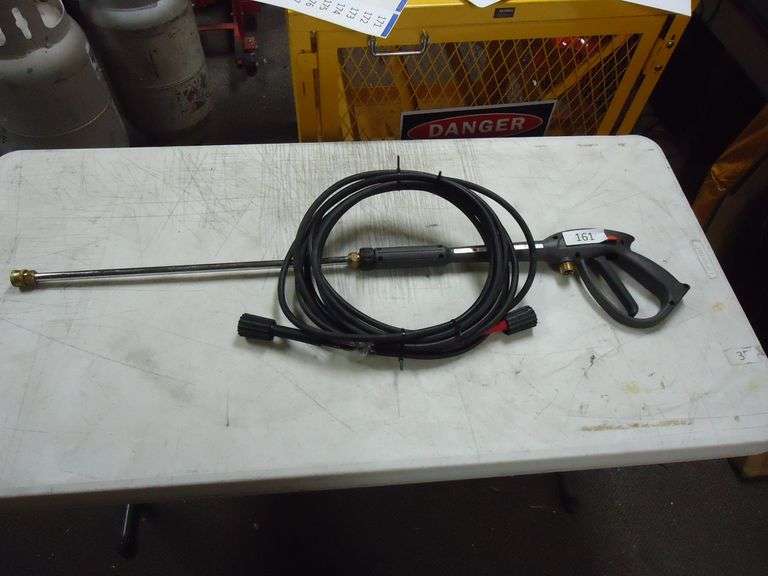 PRESSURE WASHER SPRAY HANDLE AND HOSE