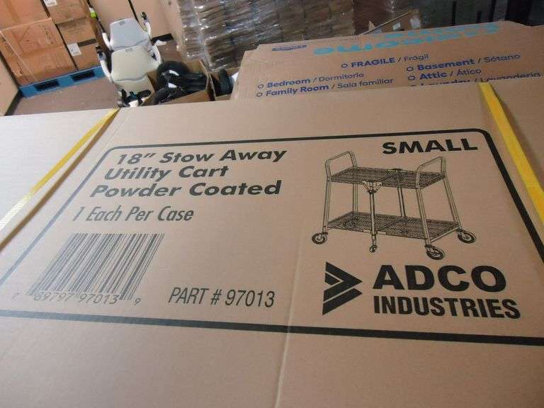 NEW! 18" STOW AWAY UTILITY CART