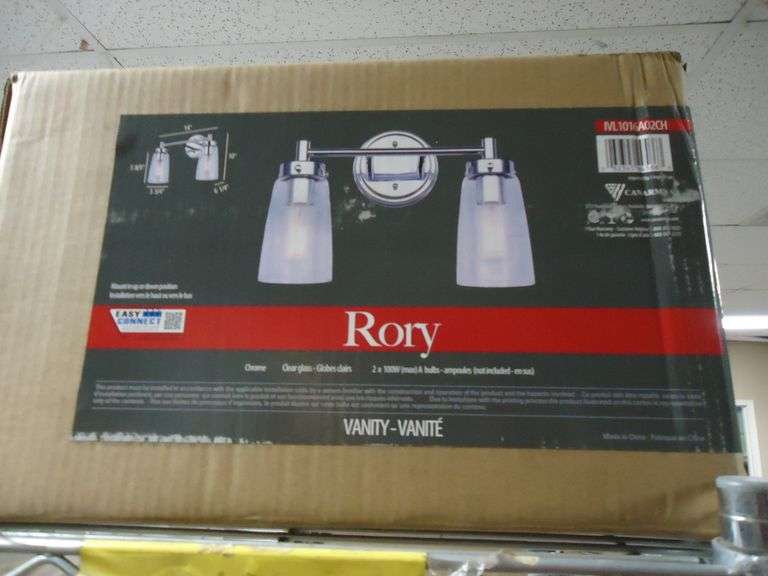 NEW! RORY BATHROOM VANITY LIGHT FIXTURE