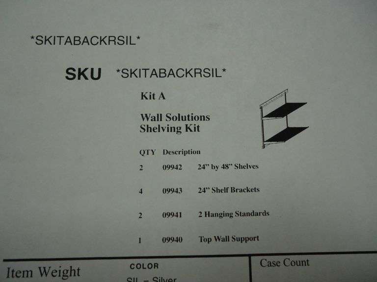 NEW! BACKROOM SHELVING KIT