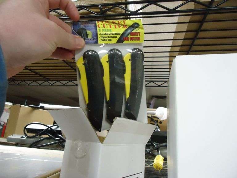 NEW! POCKET CUTTERS. CASE OF 12