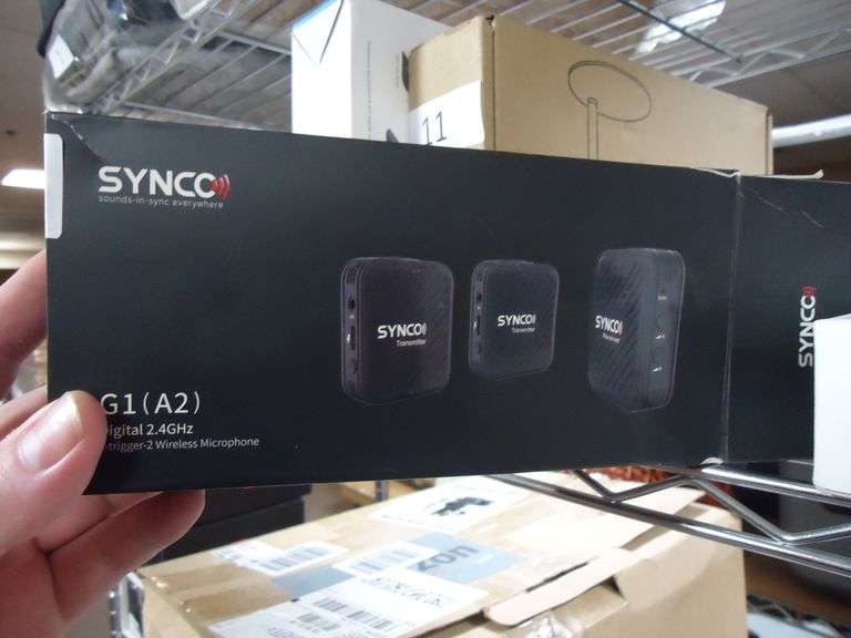 SYNCO G1 9A2) WIRELESS MICROPHONEZHIYUN TRANSMOUNT MINI DUAL GRIP