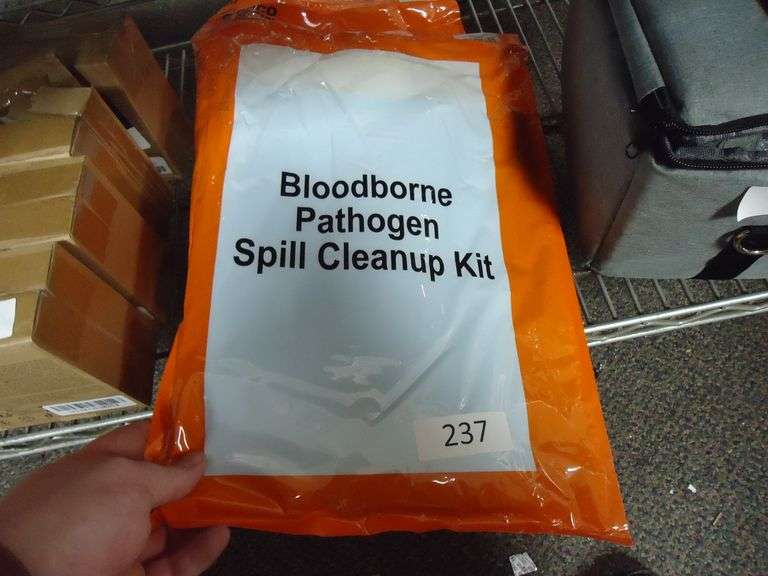 NEW! BLOODBORNE PATHOGEN SPILL CLEANUP KIT