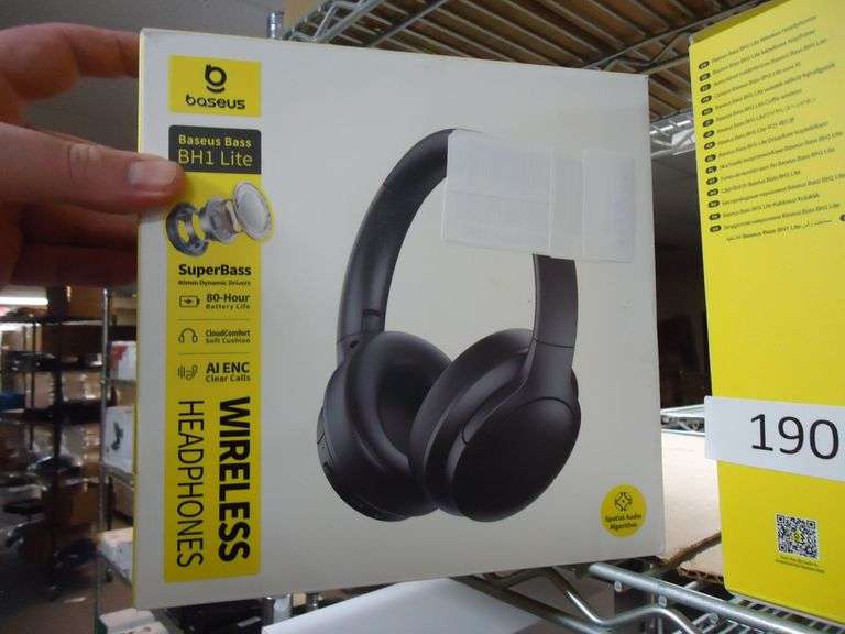 BASEUS BASS BH1 LITE OVER EAR WIRELESS HEADPHONES