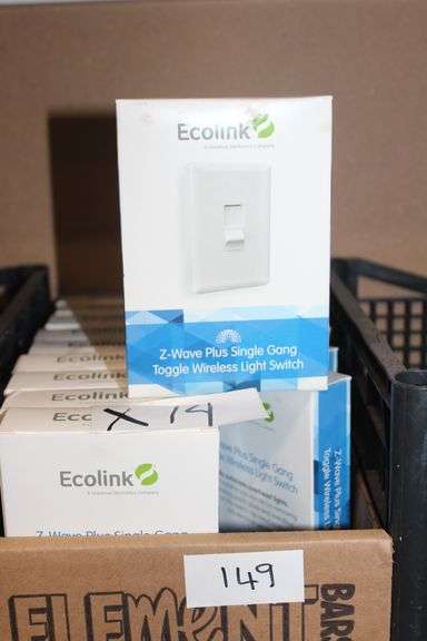 Ecolink Z-Wave Plus Single Gang Toggle Wireless Light Switch Model Tls-Zwave5