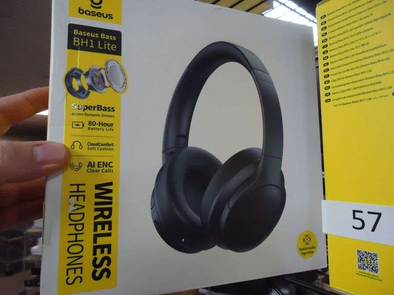 BASEUS BASS BH1 LITE OVER EAR WIRELESS HEADPHONES
