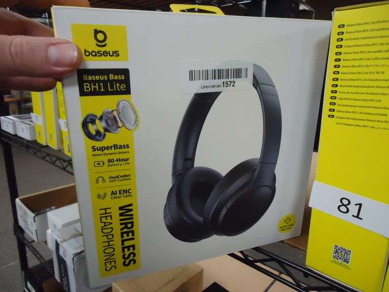 BASEUS BASS BH1 LITE OVER EAR WIRELESS HEADPHONES